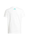 adidas Baskılı Beyaz Erkek Çocuk T-Shirt JZ0900-MER DNA GFTEE Y
