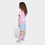adidas JZ9943 TEE D SHORT SET Çocuk Eşofman Takımı