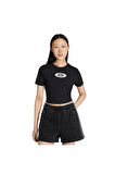 adidas Kadın  Siyah  T-shirt CUT OUT RIB TEE KC8804