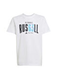 adidas Baskılı Beyaz Erkek Çocuk T-Shirt JZ8907 MER GR TEE Y