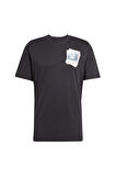adidas  Erkek  Siyah  T-shirt M PHOTO T JM6446