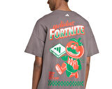 adidas M Fn T-Shirt Erkek Günlük Tişört JV7965 Gri