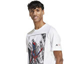 adidas M Spiderman T-S Erkek Günlük Tişört JL5556 Beyaz