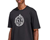 adidas M Hol Met T Erkek Günlük Tişört JM6437 Siyah