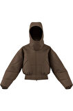 adidas Kadın  Kahverengi  Mont aSMC CROP PUF JM3652