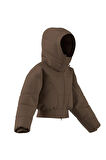 adidas Kadın  Kahverengi  Mont aSMC CROP PUF JM3652