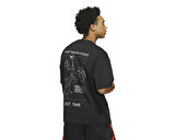 adidas Asd Fastbrk Tee Unisex Günlük Tişört JW6644 Siyah