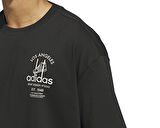 adidas Asd Fastbrk Tee Unisex Günlük Tişört JW6644 Siyah