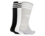 adidas 3S High Cr S 3P Çorap (3 Çift) JV7418 Beyaz