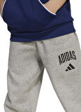 adidas Geniş Paça Gri Erkek Çocuk Eşofman Altı JW2386 J CLGT FL PNT