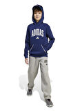 adidas Geniş Paça Gri Erkek Çocuk Eşofman Altı JW2386 J CLGT FL PNT