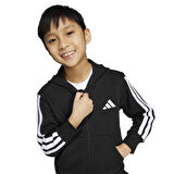 Adidas Çocuk Eşofman Üstü 3 Stripes Fleece Full Zip Hoodie