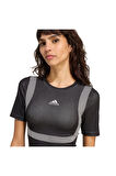 adidas  Kadın  Siyah  T-shirt SEAMLESS TEE JV7159
