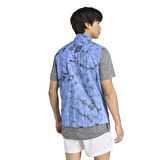 Own The Run Spray Dye Vest Erkek Mavi Koşu Yelek JL8727