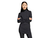 adidas Ruched Ls Top Kadın Günlük Tişört JW2813 Siyah