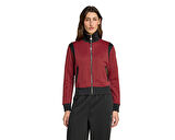 adidas Houndstooth Tt Kadın Günlük Ceket JY3461 Kırmızı