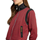 adidas Houndstooth Tt Kadın Günlük Ceket JY3461 Kırmızı