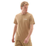 JX3853-E adidas Terrex Graphic Mountaın Erkek T-Shirt Krem