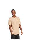 adidas Kahverengi Erkek   T-shirt M CHEESE T JM6461
