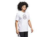 adidas Verbiage Tee Erkek Basketbol Tişörtü JV8429 Beyaz