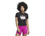 adidas W Co Cat Cro T Kadın Günlük Tişört JN2548 Siyah