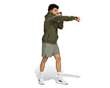 adidas D4T Full-Zip Ho Erkek Günlük Ceket JX0692 Haki