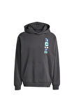 adidas Erkek  Gri  Sweatshirt GFX HOODIE JX1811