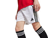 adidas Çocuk Manchester United 25/26 İç Saha Şortu Çocuk Futbol Şortu JP3017 Beyaz