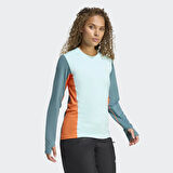 adidas JC8199 MULTI SYNT LS W Kadın Tişört