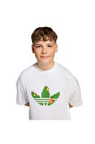 adidas Çocuk  Beyaz  T-shirt TEE JW5326