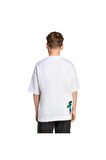 adidas Çocuk  Beyaz  T-shirt TEE JW5326