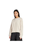 adidas Kadın Bej BUFFY CREW Sweatshirt JX1275