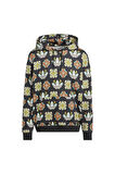 adidas Erkek  Siyah  Sweatshirt GRAPHIC LO HD JW1085