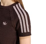 KC6480-K adidas Crochet Tee Kadın T-Shirt Kahve