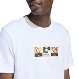 adidas M MOS STAMPS T Erkek Beyaz Tişört KB2509