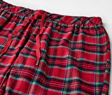 Kadın Pijama, Flanel, Kırmızı