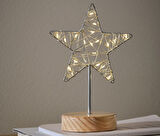 LED’li Dekoratif Figür, Ahşap Ayaklı