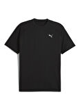 Puma 68862101 TRAINING ESS Tee PUMA Blac Siyah Yuvarlak Yaka Regular Fit Düz Erkek T-Shirt