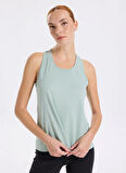 Puma 68951322 TRAINING Tank Green Fog Yeşil Regular Fit Düz Kadın Atlet