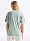 Puma 68951422 TRAINING Relaxed Tee Green Yeşil Yuvarlak Yaka Regular Fit Düz Kadın T-Shirt