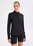 Puma 68951501 TRAINING Full-Zip PUMA Bla Siyah Regular Fit Düz Kadın Zip Ceket