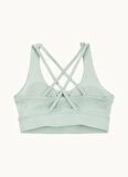 Puma 68951922 TRAINING Mid Impact Bra Gr Yeşil Sporcu Sütyeni