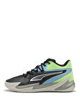 Puma 31135309 DAGGER PUMA Black-Bright A Siyah - Mavi - Yeşil Erkek Basketbol Ayakkabısı