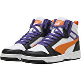 Puma Rebound V6 Mid Günlük Bilekli Spor Ayakkabı SİYAH MOR