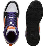 Puma Rebound V6 Mid Günlük Bilekli Spor Ayakkabı SİYAH MOR
