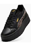 Puma Karmen II Low Bot Animal Flair Siyah Spor Ayakkabı Sneakers - 402645