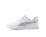 Puma Courtflexv3 Space Belle V Ps Çocuk Günlük Ayakkabı 40434501 Beyaz