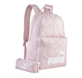 091733-01 Puma Phase Aop Backpack Set Sırt &amp;Ccedil;antası Pembe