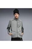 BMW MMS SWEAT JACKET Gri Erkek Fermuarlı Üst