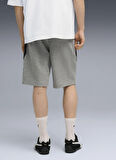 Puma 63061803 BMW MMS SWEAT SHORTS Mediu Gri Lastikli Bel Regular Fit Düz Erkek Şort